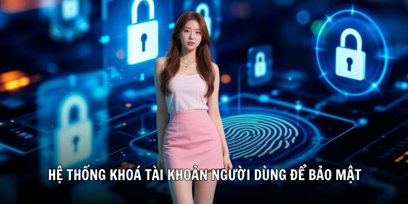 Hệ thống khoá tài khoản người dùng để bảo mật